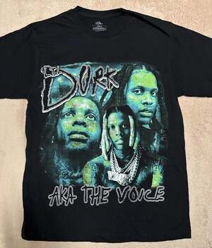 Lil Durk Aka The Voice Graphic T-Shirt Medium